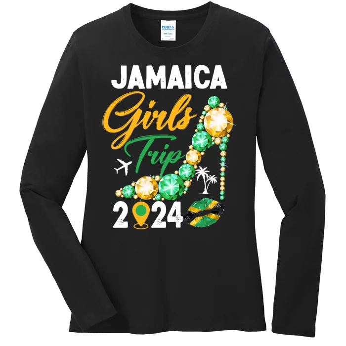 Jamaica Girls Trip 2024 Ladies Long Sleeve Shirt