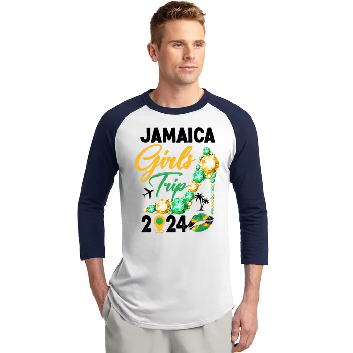 Jamaica Girls Trip 2024 Baseball Sleeve Shirt