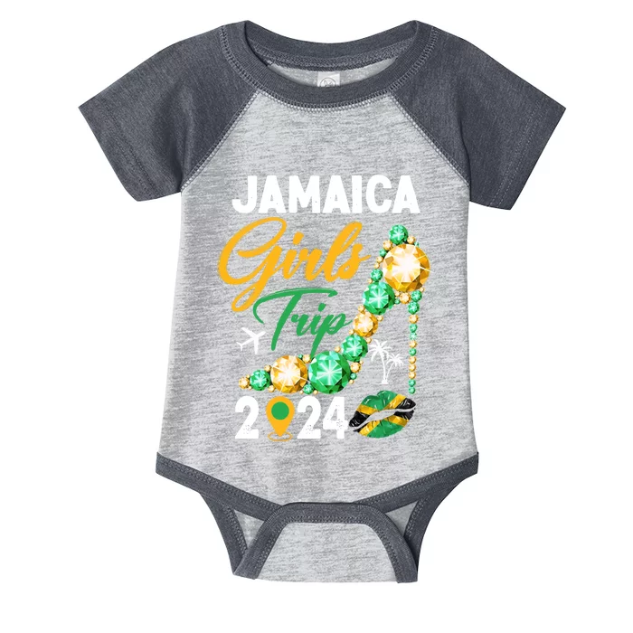 Jamaica Girls Trip 2024 Infant Baby Jersey Bodysuit