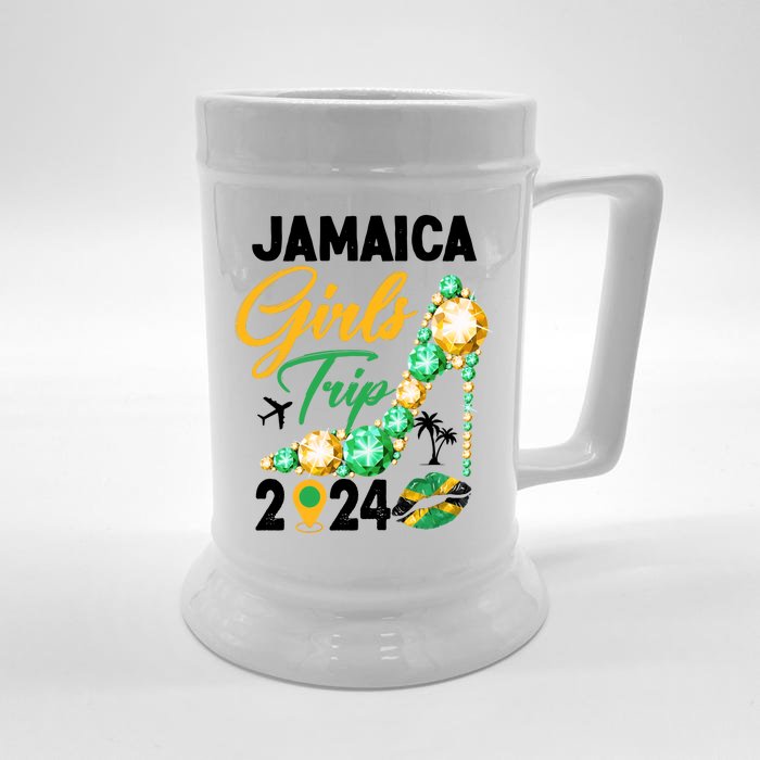 Jamaica Girls Trip 2024 Front & Back Beer Stein