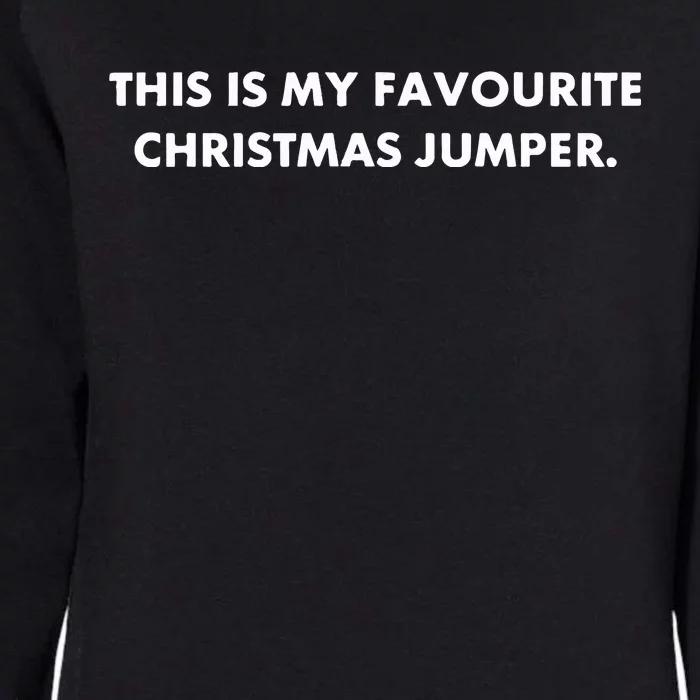 Janey Godley Wearing This Is My Favourite Christmas Jumper Womens California Wash Sweatshirt