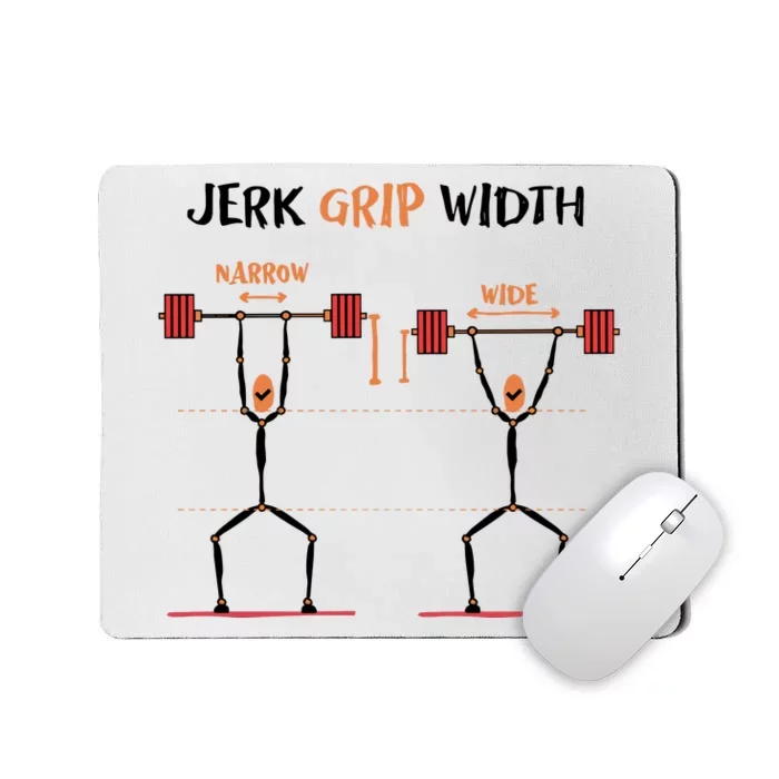 Jerk Grip Width Mousepad