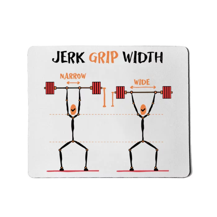 Jerk Grip Width Mousepad