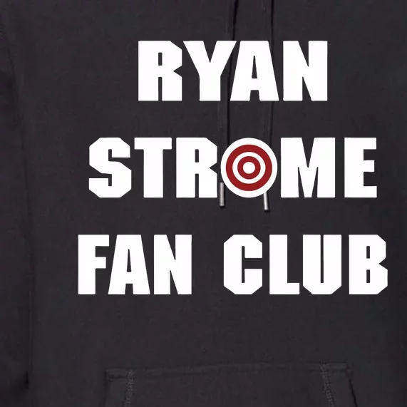 John Gibson Wearing Ryan Strome Fan Club Premium Hoodie