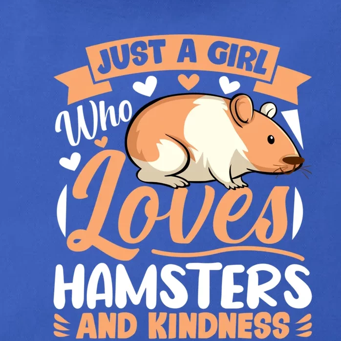 Just Girl Who Loves Hamsters And Kindness Hamsters Great Gift Zip Tote Bag