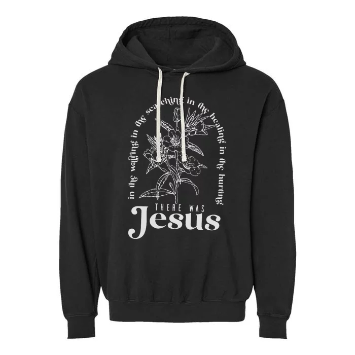 Jesus Hoodie Aesthetic Christian Garment-Dyed Fleece Hoodie