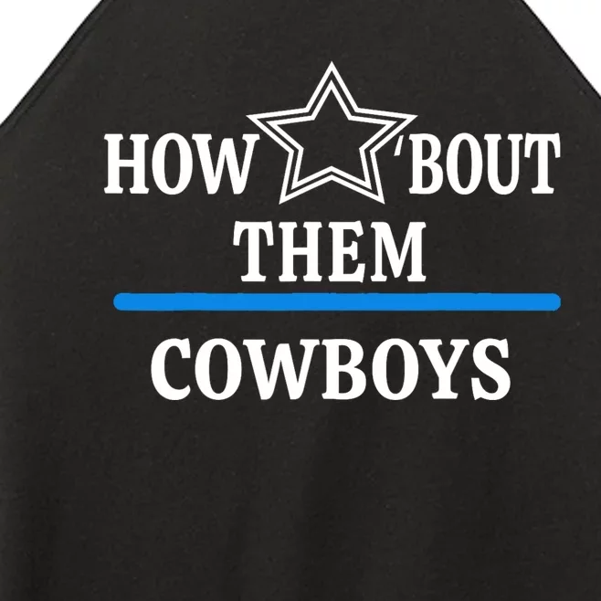 Jimmie How Bout Them Cowboy Women’s Perfect Tri Rocker Tank