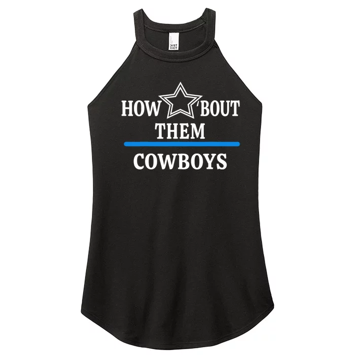 Jimmie How Bout Them Cowboy Women’s Perfect Tri Rocker Tank