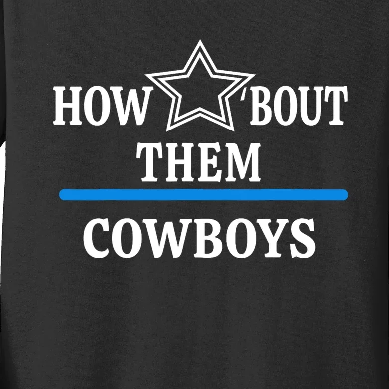 Jimmie How Bout Them Cowboy Kids Long Sleeve Shirt