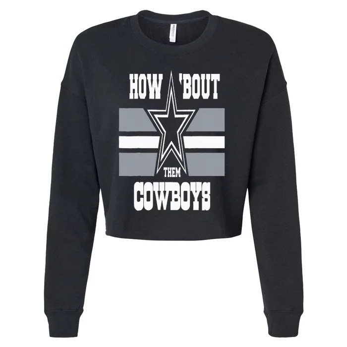 Jimmie How Bout Them Cowboy Cropped Pullover Crew