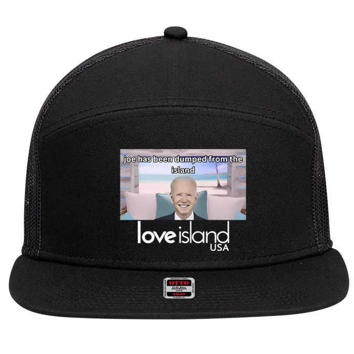 Joe Has Been Dumped From The Island Love Island Usa 7 Panel Mesh Trucker Snapback Hat