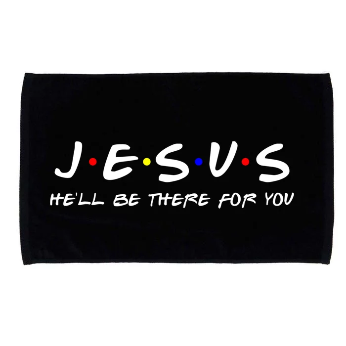 Jesus Hell Be There For You Gift Christian Gift Microfiber Hand Towel