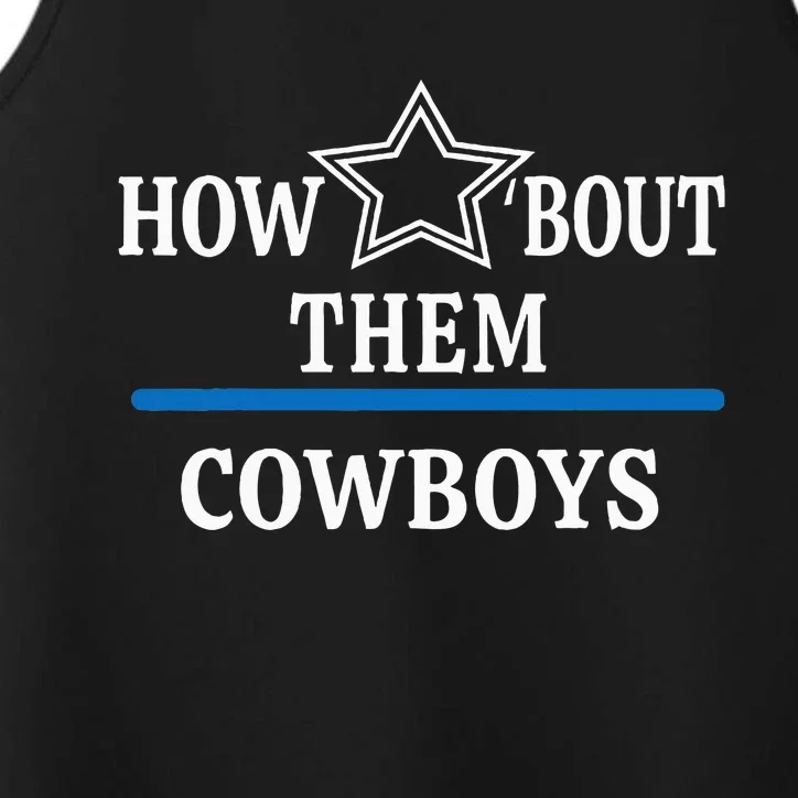 Jimmie How Bout Them Cowboy Performance Tank