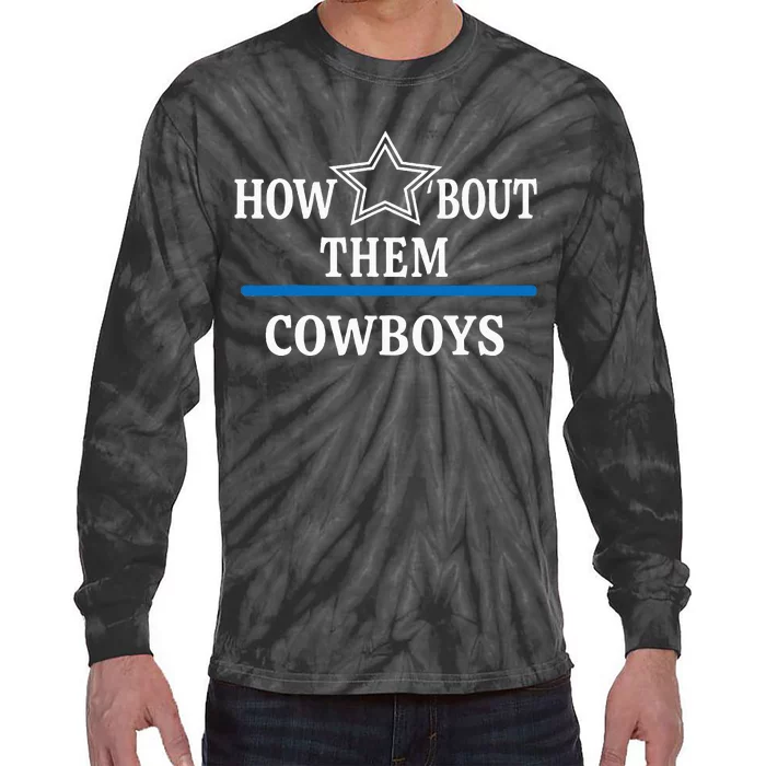 Jimmie How Bout Them Cowboy Tie-Dye Long Sleeve Shirt