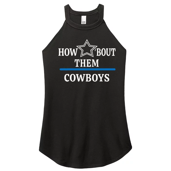 Jimmie How Bout Them Cowboy Women’s Perfect Tri Rocker Tank