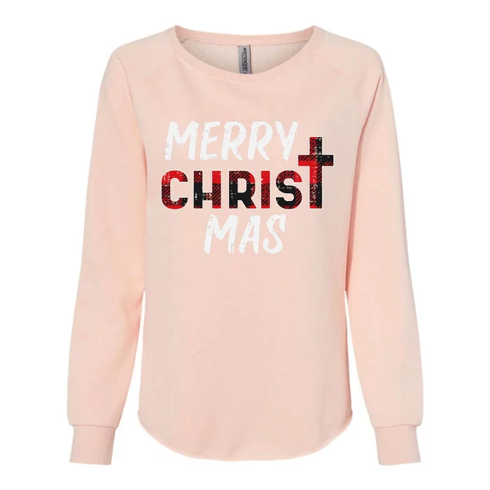 Joyful Holiday Celebration Christian Jesus Christmas Xmas Womens California Wash Sweatshirt