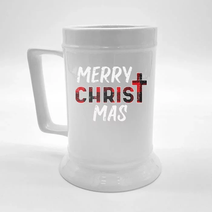 Joyful Holiday Celebration Christian Jesus Christmas Xmas Front & Back Beer Stein