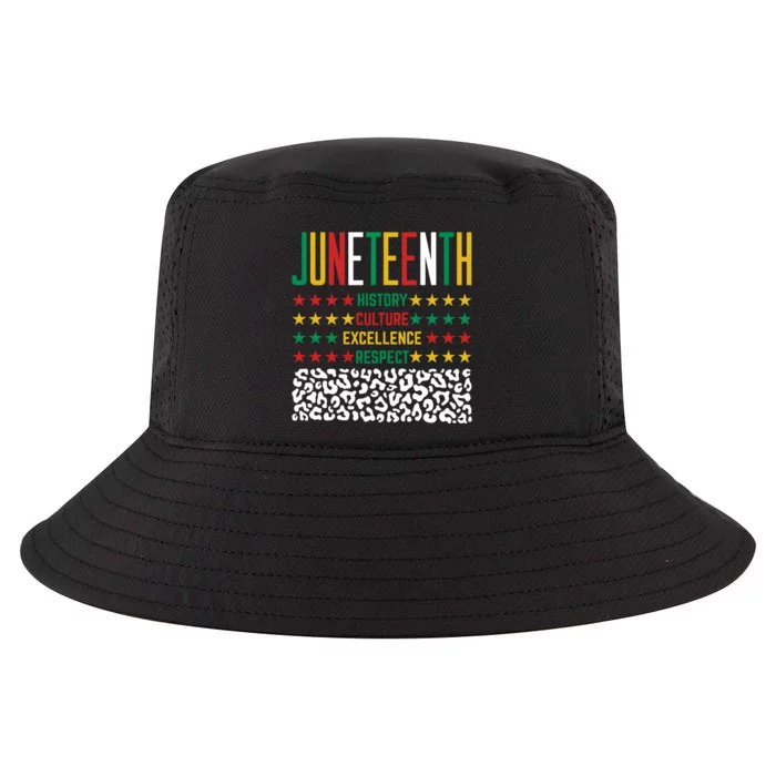 Juneteenth History Culture Excellence Respect Cool Comfort Performance Bucket Hat