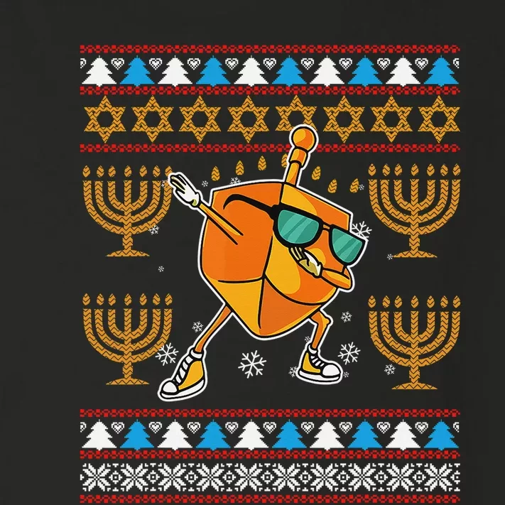 Jewish Hanukkah-Shirt Dreidel Dab Ugly Chanukah Toddler Long Sleeve Shirt