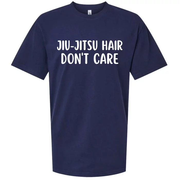 Jiu-Jitsu Hair Don't Care Funny Jiu-Jitsu Hair Sueded Cloud Jersey T-Shirt