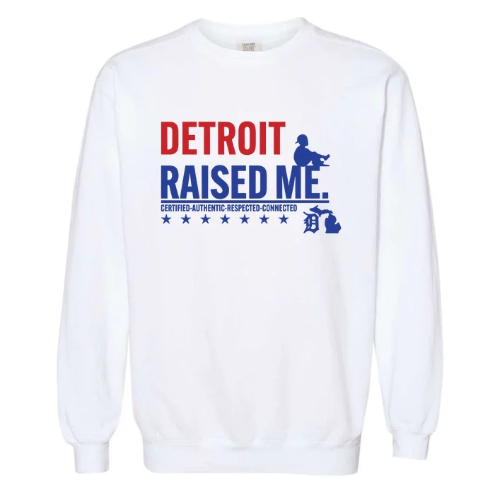 Jemele Hill Detroit Raised Me Certified Respected Connected New Garment-Dyed Sweatshirt