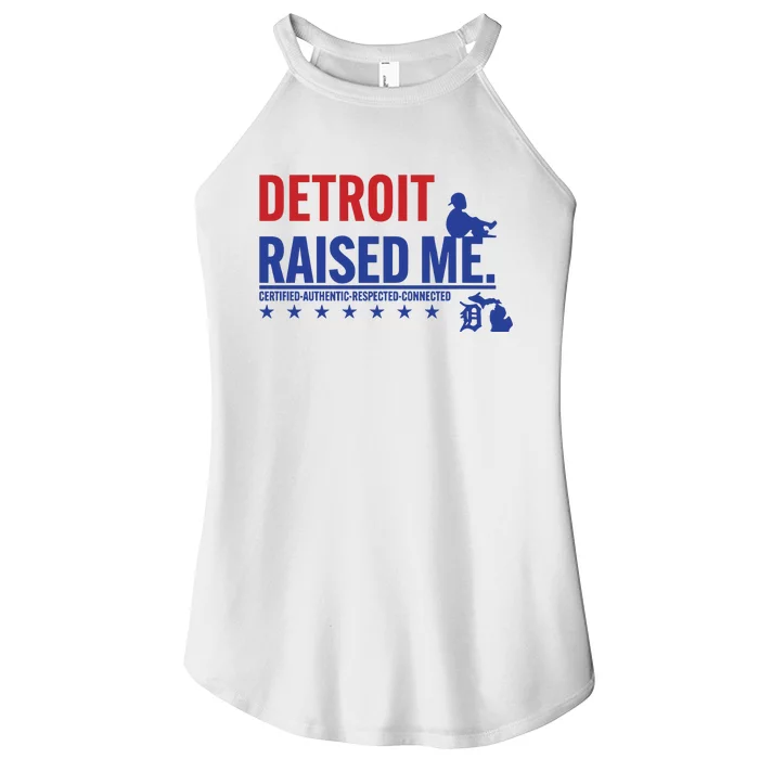 Jemele Hill Detroit Raised Me Certified Respected Connected New Women’s Perfect Tri Rocker Tank