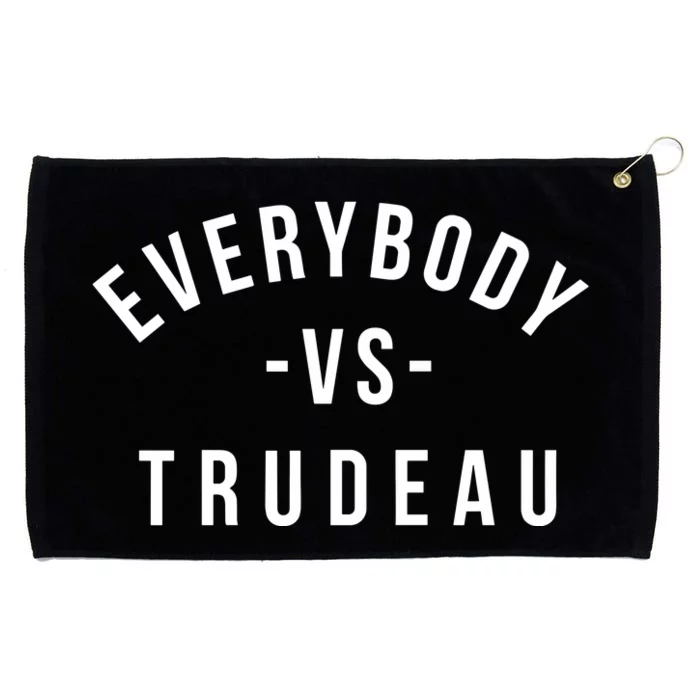 Jonathan Harvey Everybody Vs Trudeau Grommeted Golf Towel