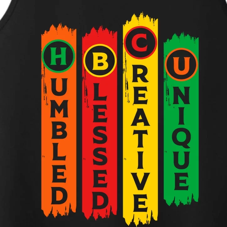 Juneteenth Hbcu Educated Melanin Black Independence Day Gift Performance Tank