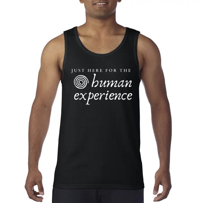 Just Here For The Human Experience Sacred Spiral Tank Top