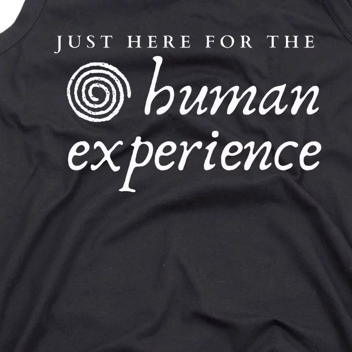 Just Here For The Human Experience Sacred Spiral Tank Top