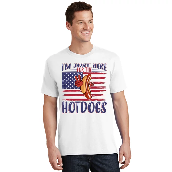 Just Here For The Hot Dogs T-Shirt