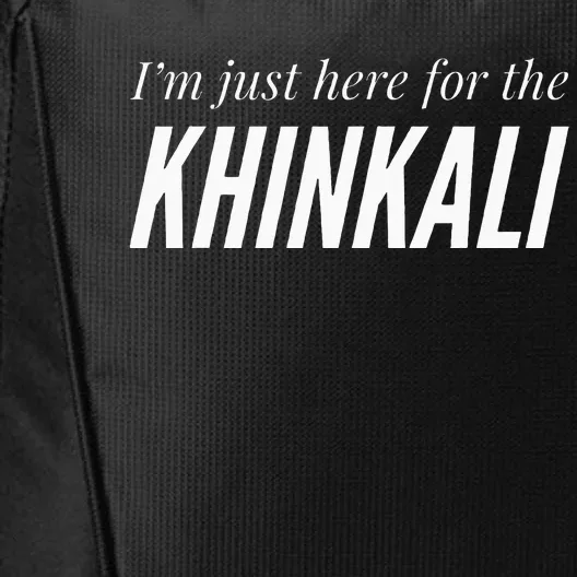 Just Here For The Khinkali City Backpack