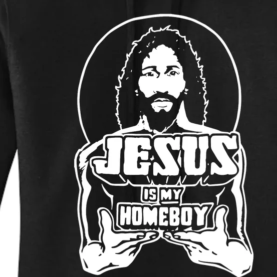 Jesus Homeboy Funny Christian Women's Pullover Hoodie