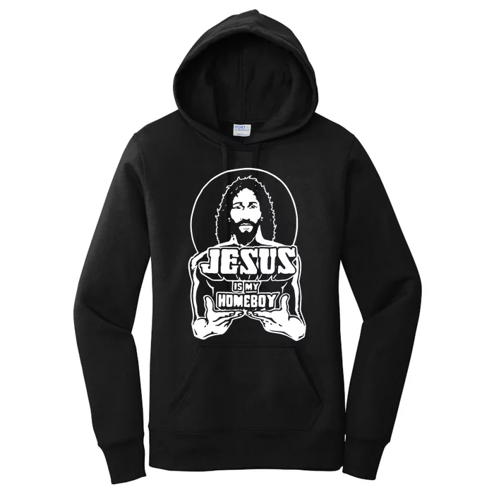 Jesus Homeboy Funny Christian Women's Pullover Hoodie