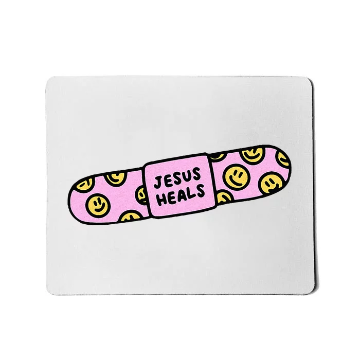 Jesus Heal Funny Christian Faith Healer Healing Mousepad