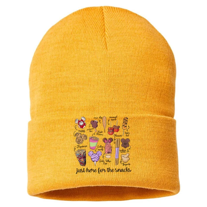 Just Here For The Snacks Sustainable Knit Beanie