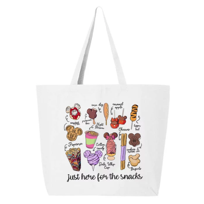 Just Here For The Snacks 25L Jumbo Tote