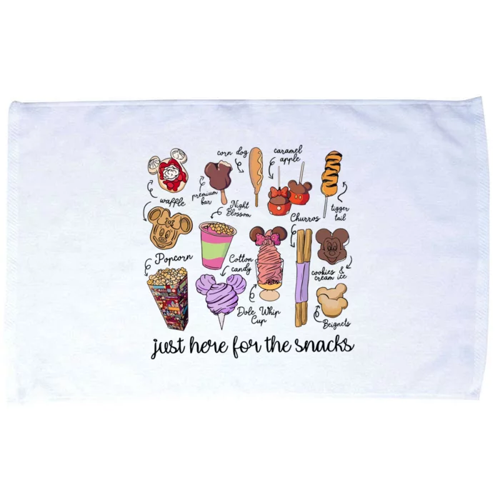 Just Here For The Snacks Microfiber Hand Towel