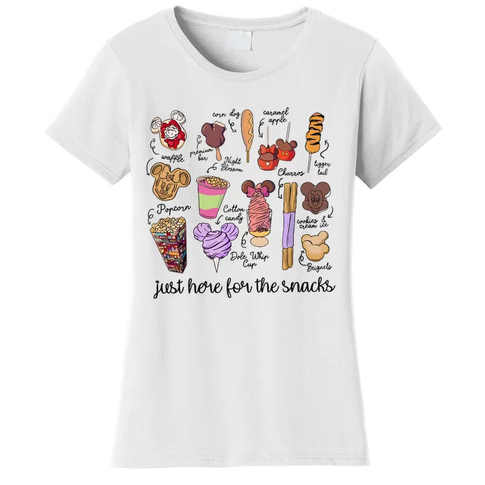 Just Here For The Snacks Women's T-Shirt