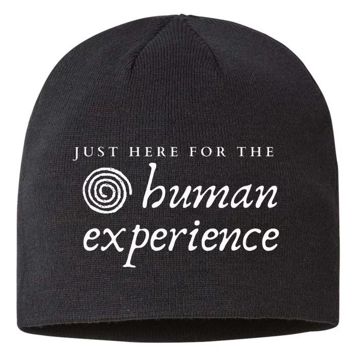 Just Here For The Human Experience Sacred Spiral 8 1/2in Sustainable Knit Beanie