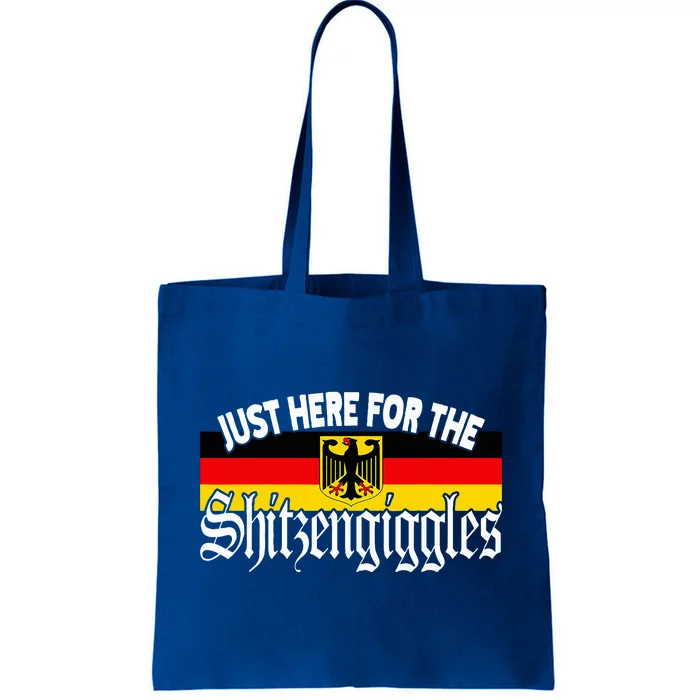 Just Here For The Shitzengiggles Oktoberfest Tote Bag