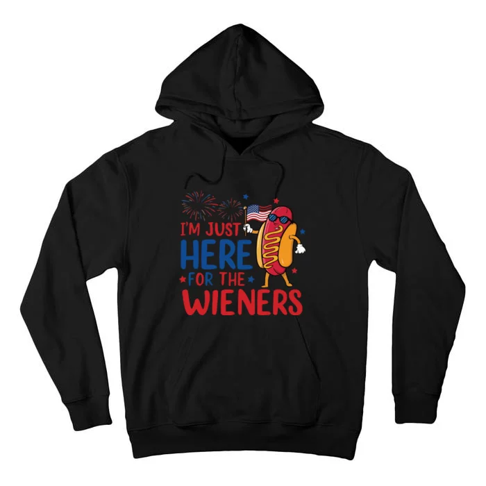 Just Here For The Wieners Tall Hoodie