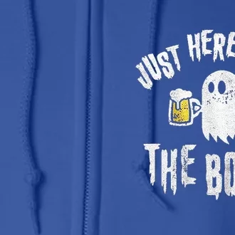 Just Here For The Boos Gift Full Zip Hoodie