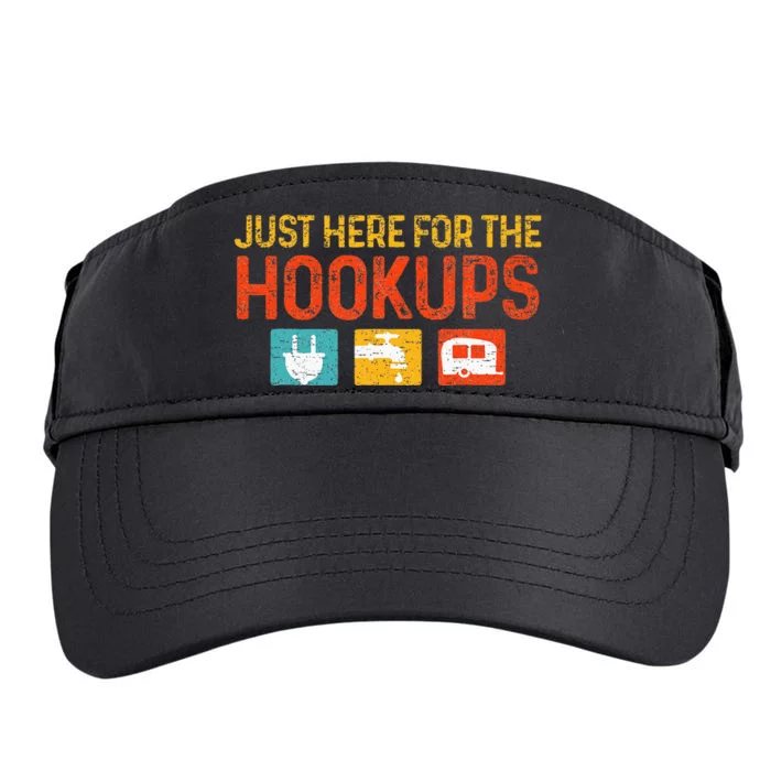 Just Here For The Hookups Motorhome Camping RV Adult Drive Performance Visor