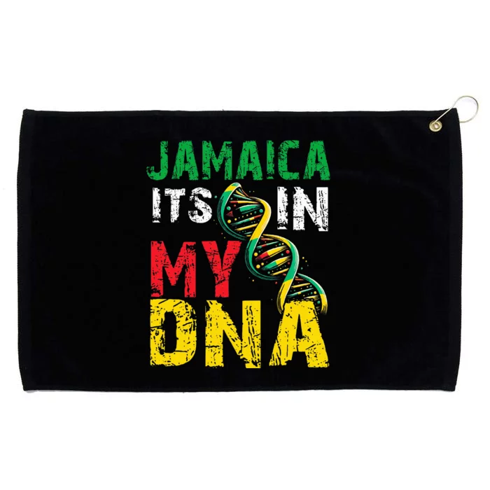 Jamaican Heritage Flag Women Jamaica It`S In My Dna Grommeted Golf Towel