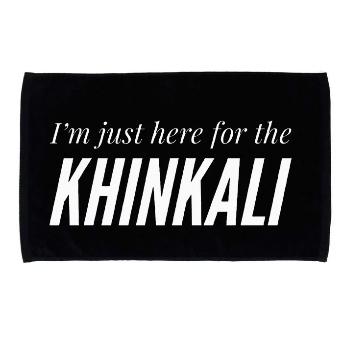 Just Here For The Khinkali Microfiber Hand Towel