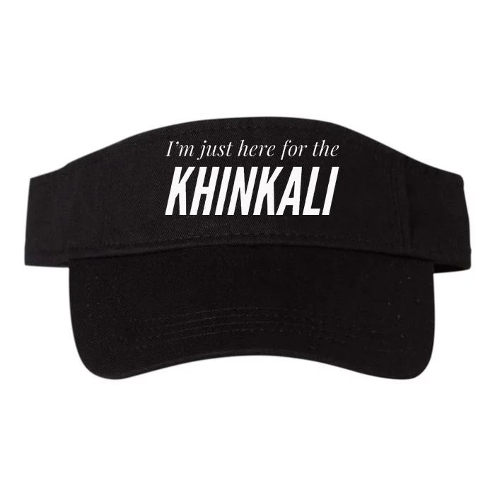 Just Here For The Khinkali Valucap Bio-Washed Visor