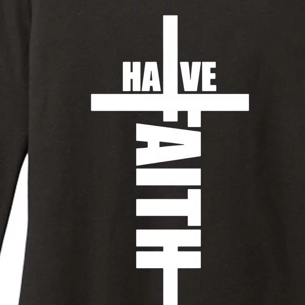 Jesus Have Faith Womens CVC Long Sleeve Shirt