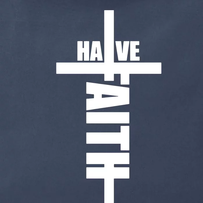 Jesus Have Faith Zip Tote Bag