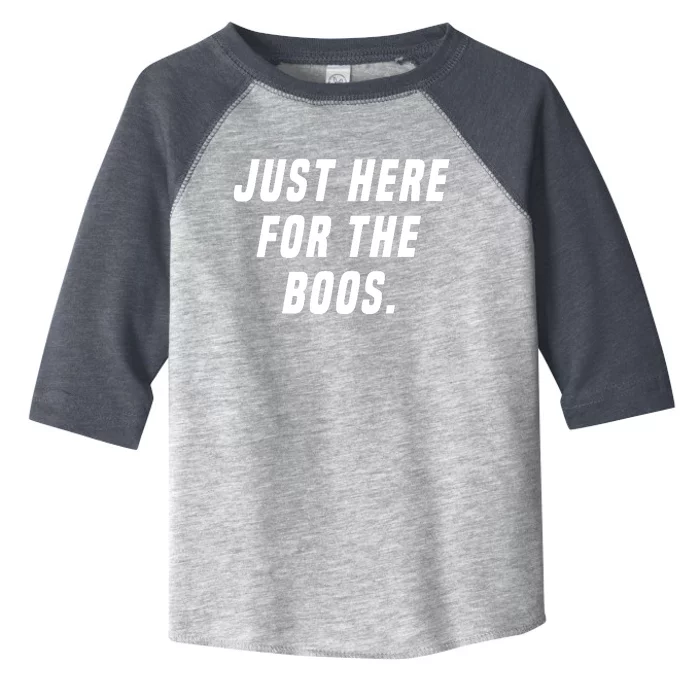 Just Here For The Boos Toddler Fine Jersey T-Shirt